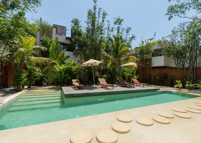 Moonstone - With Private Pool And 24hrs Security & Club Access * Tulum