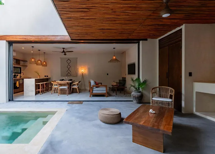 Moonstone - With Private Pool And 24hrs Security & Club Access Pousada Tulum